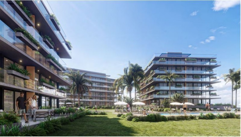 Edificio en pozo en primera linea de playa Mansa